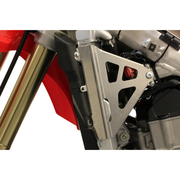 WORKS CONNECTION Radiator Brace Set - Silver - Honda 18-708