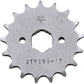 JT SPROCKETS Countershaft Sprocket - 17 Tooth JTF259.17 by JT Countershaft Sprockets   Steel