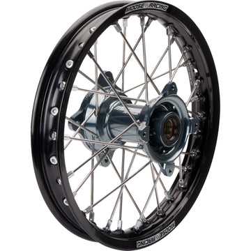 Moose Racing Wheel Assembly - SX-1 - Complete - Rear - Black Wheel/Gray Hub - 14x1.6 MR-16014-BKGY