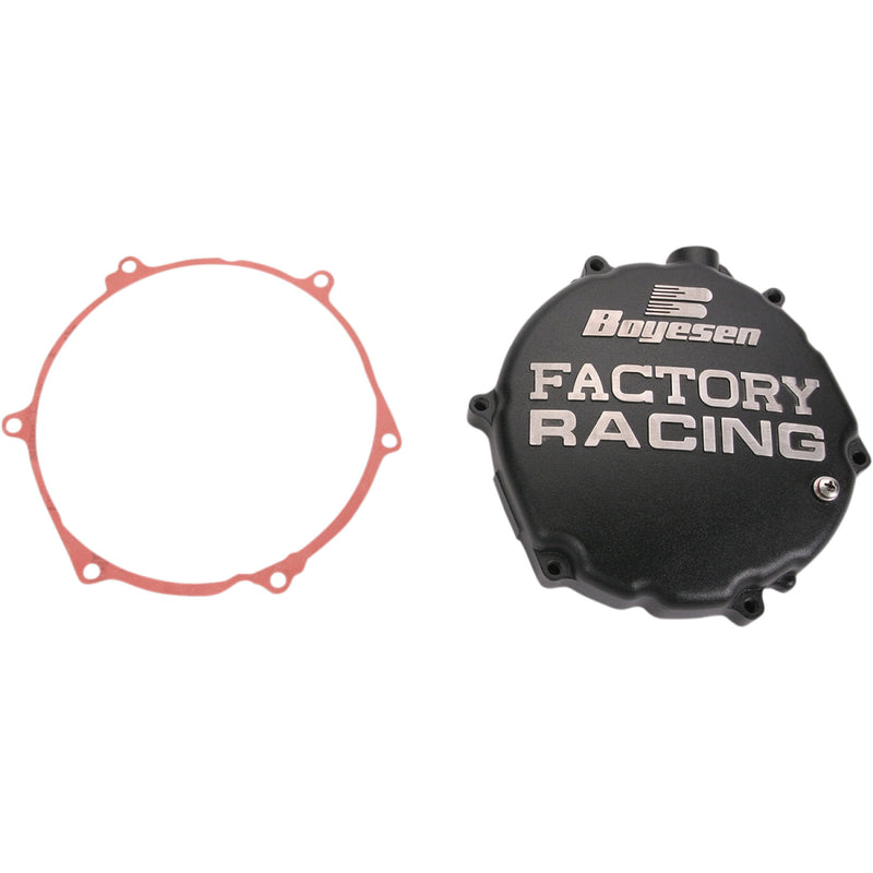 BOYESEN Clutch Cover - Black - Kawasaki/Suzuki CC-12CB