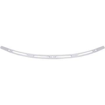 Memphis Shades Windshield Trim - Polished - Slots - '96-'13 FLH MEM0945