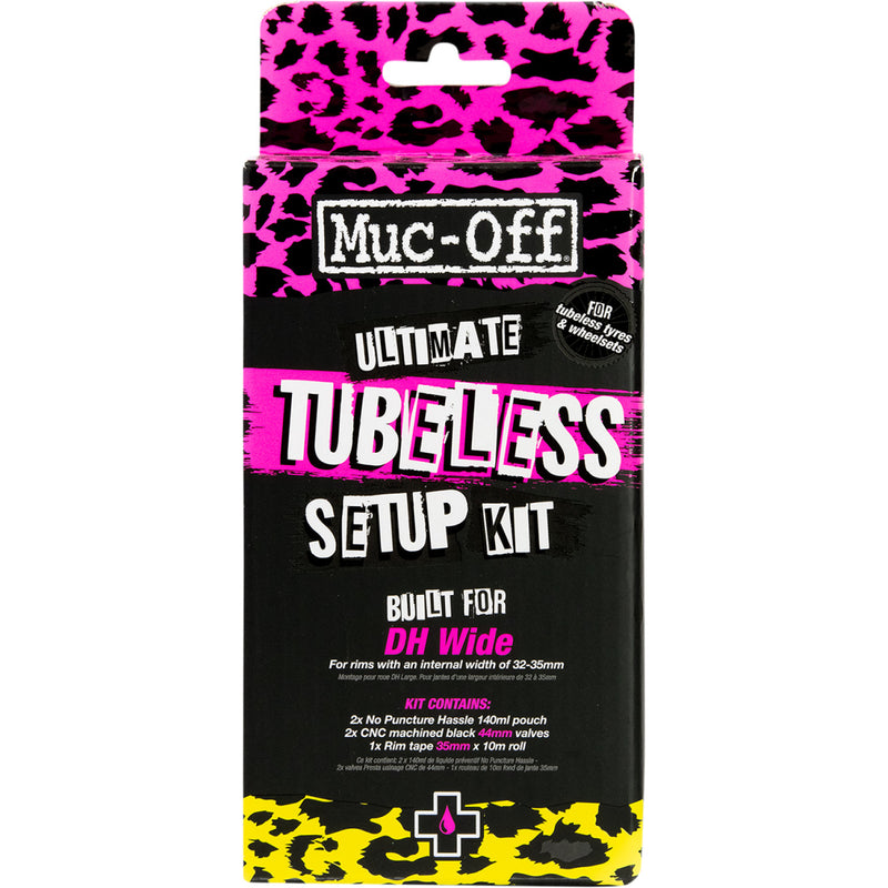 MUC-OFF USA Ultimate Tubeless Setup Kit - DH/Plus - 35 mm Tape 20087