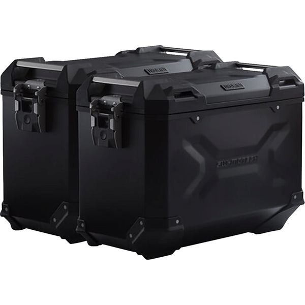 SW-Motech TRAX ADV Aluminum Case System - Black - Ducati Multistrada 1200 '10-'14 KFT.22.140.70100/B