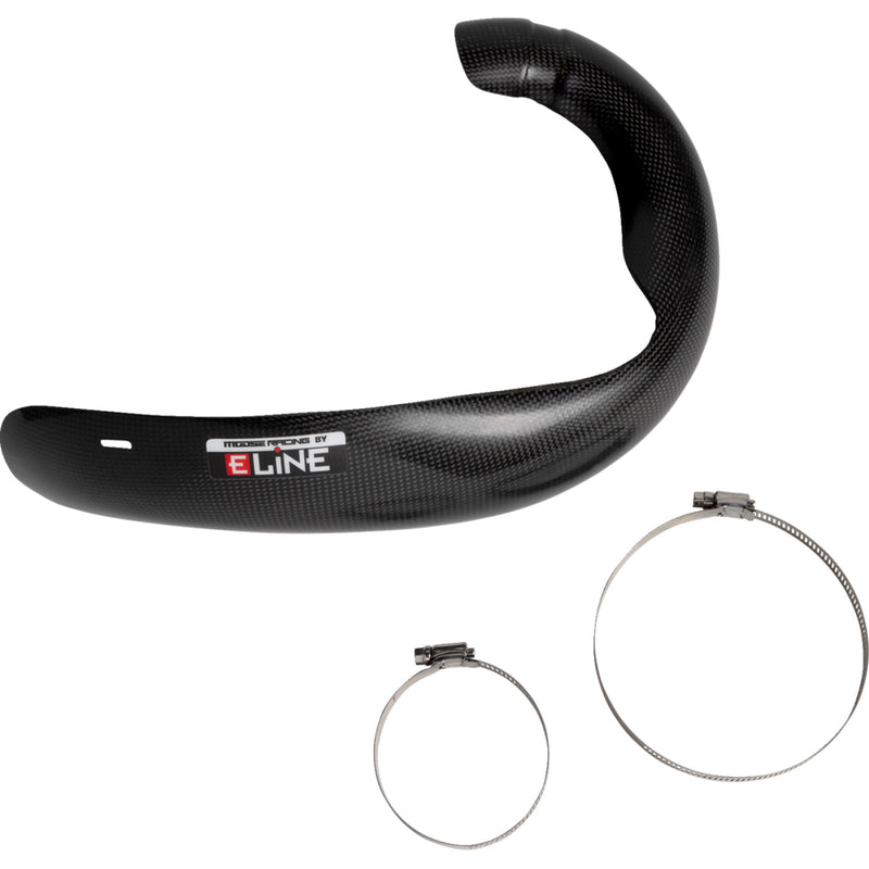 Moose Racing Pipe Guard by E Line - Carbon Fiber MPG12523C