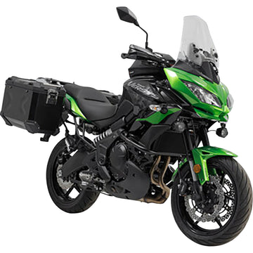 SW-Motech TRAX ADV Aluminum Case System - Black - Kawasaki Versys 650 '14-'24 KFT.08.518.70100/B | Luggage Group