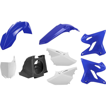 POLISPORT Restyled Body Kit - Blue/White/Black - YZ 125/250 90716 by Polisport