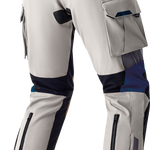 RST Pro Series Adventure D3O CE Textile Pants - Silver/Blue - L