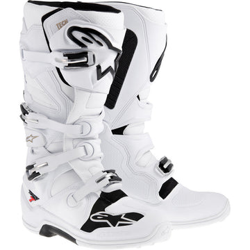 Alpinestars Tech 7 Boots White Size 12 by Parts Unlimited
