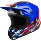 Fly Kinetic Youth Racing Patriot Helmet Red/White/Blue YL by WPS