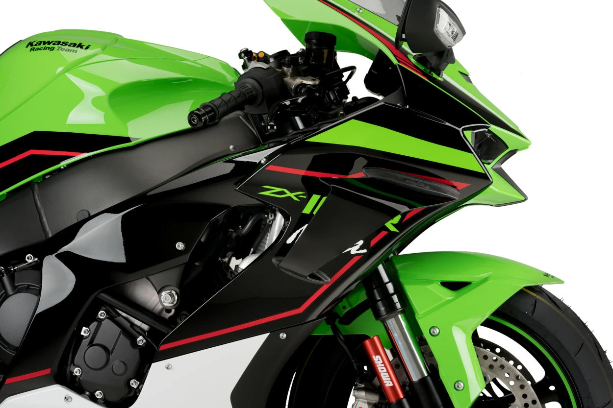 Race Side Spoilers Black Kaw
