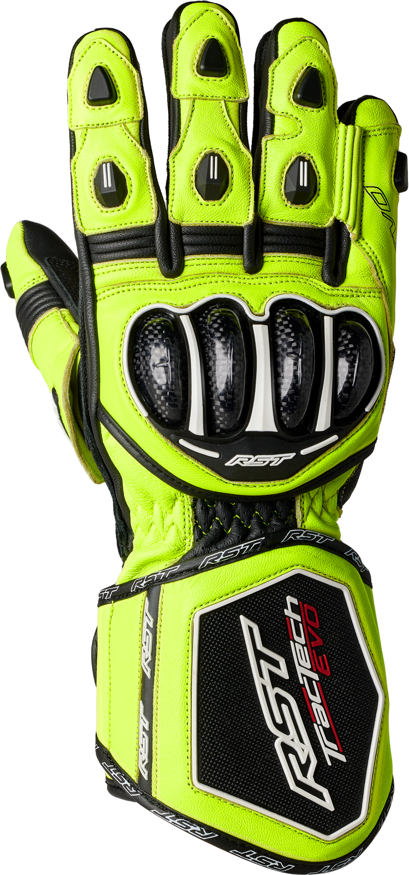 RST Tractech Evo 4 CE Glove - Neon Yellow/Black/Black - L