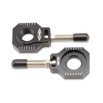 Chain Adjuster Blocks Black Husq/Ktm