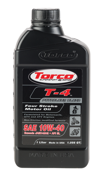 Torco T-4 4-Stroke Motor Oil 10W-40 1L