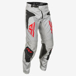 Kinetic Sym Pants Ca/Ny Light Grey/Red/Black Sz 34