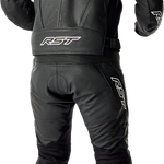 RST Tractech Evo D3O CE Leather Jacket - Black/Blue - 3XL