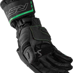 RST S1 CE Leather Glove - Black/Fluro Green - 2XL