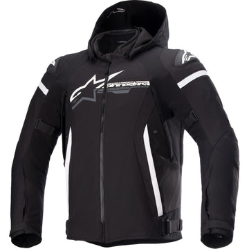 ALPINESTARS Zaca Waterproof Jacket - Black/White - Large 3206423-12-L