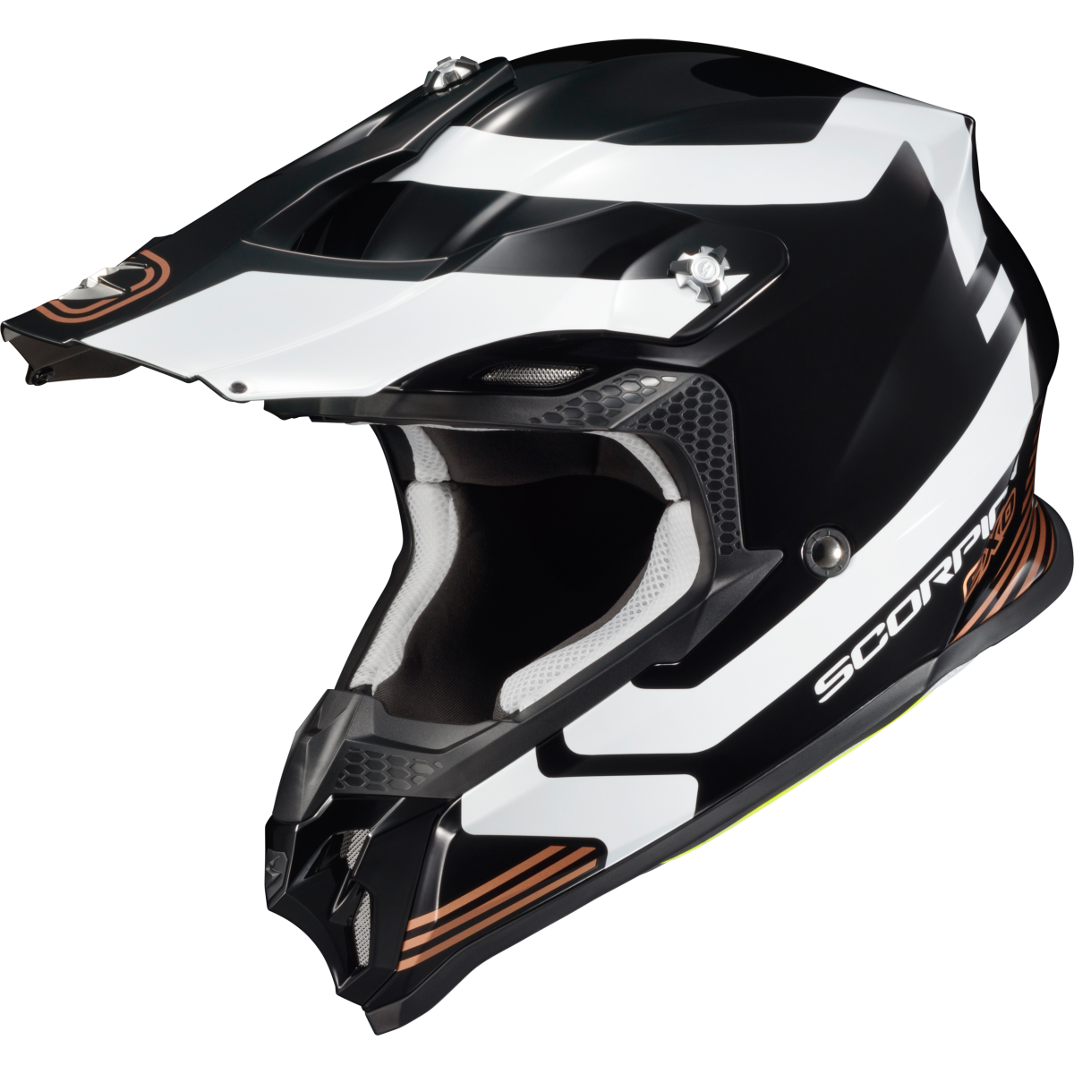 Scorpion EXO VX-16 Off-Road Helmet Black/Gold - 2 XLarge by WPS