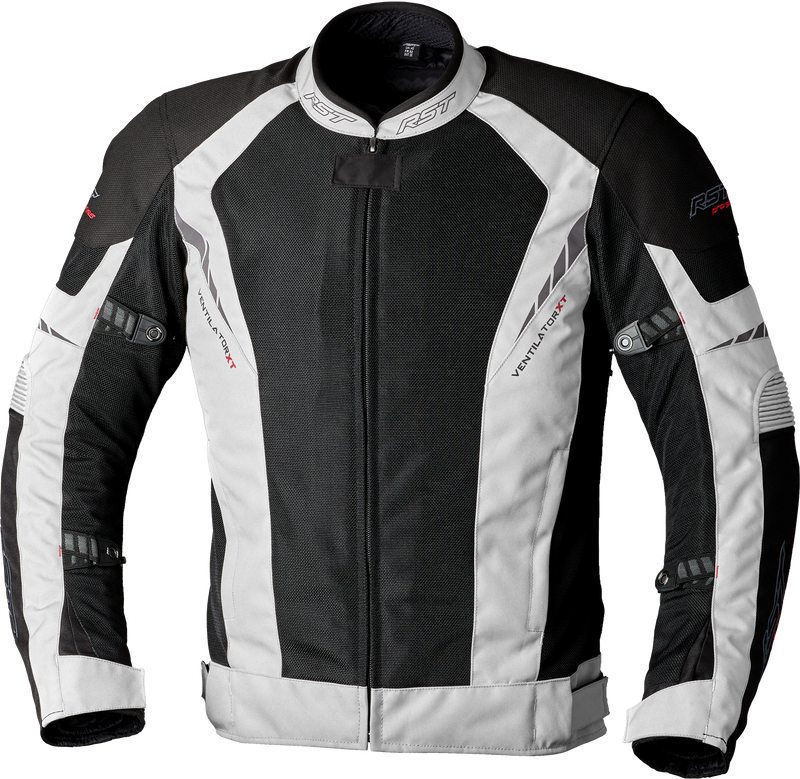 RST Pro Series Ventilator Xt CE Textile Jacket - Silver/Black - 2XL