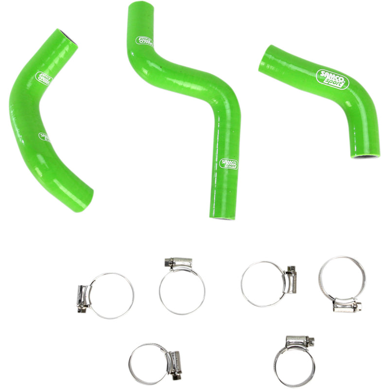 Moose Racing Race Fit Radiator Hose Kit - Green - Kawasaki MBU-KAW-63-GR