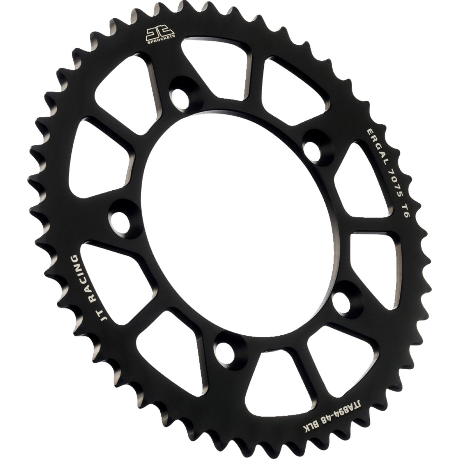 JT SPROCKETS Rear Sprocket - Black - 48 Tooth - Husqvarna/KTM JTA894.48BLK by JT Rear Sprockets   Aluminum/Alloy