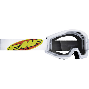 FMF Youth PowerCore Goggles - Core - White - Clear F-50054-00006