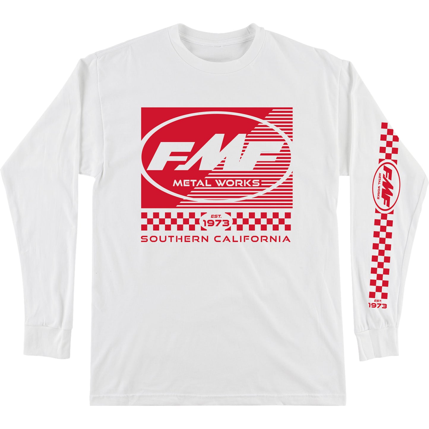 FMF Metal Works Long-Sleeve T-Shirt - White - Small HO24119901WHTSM