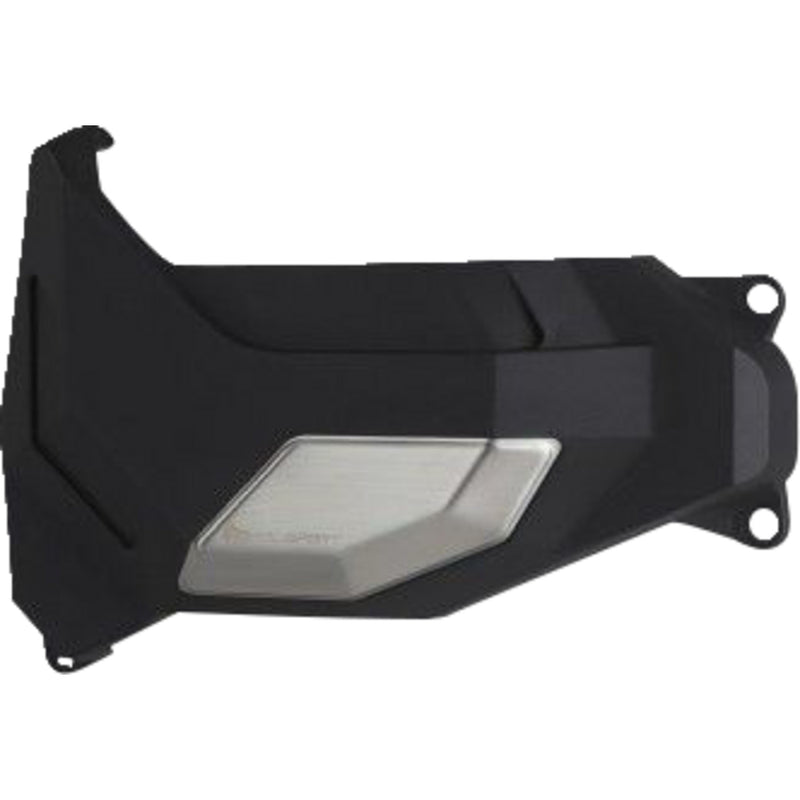 POLISPORT Clutch Cover - Black - Yamaha 8485700001 by Polisport