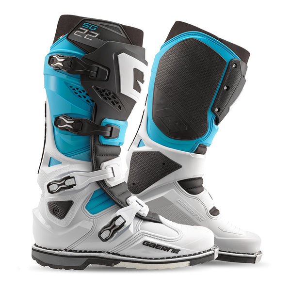 Sg 22 Boots Le White/Black/Light Blue 11