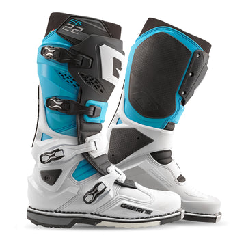 Sg 22 Boots Le White/Black/Light Blue 08