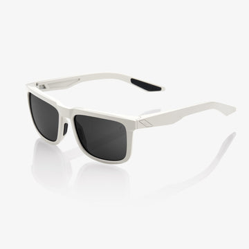 100% Blake Sunglasses Polished Haze - Smoke Lens