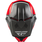 Fly Racing Kinetic Vision Helmet Red/Grey - X Small