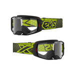 LUCID GOGGLE BLACK/FLO YELLOW W/CLEAR LENS