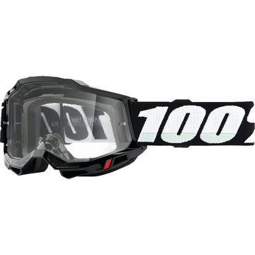 100% Accuri 2 Junior Goggle Black - Clear Lens by 100%