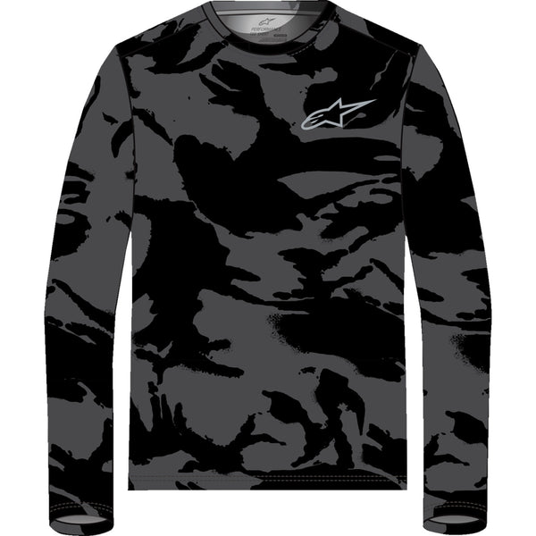 Alpinestars Performance Long-Sleeve T-Shirt - Black/Camo - XL 1214-71010-160-XL