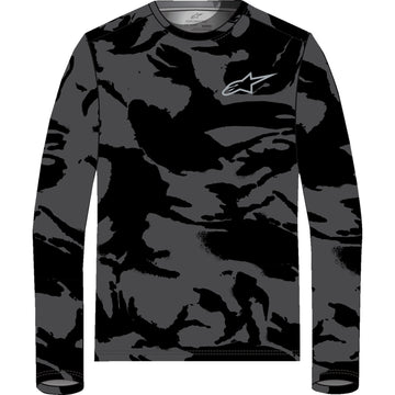 ALPINESTARS Performance Long-Sleeve T-Shirt - Black/Camo - 2XL 1214-71010-160-2XL