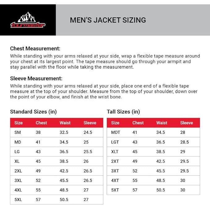 Tourmaster Mariner Laminated Jacket Gray/Hi-Vis MD