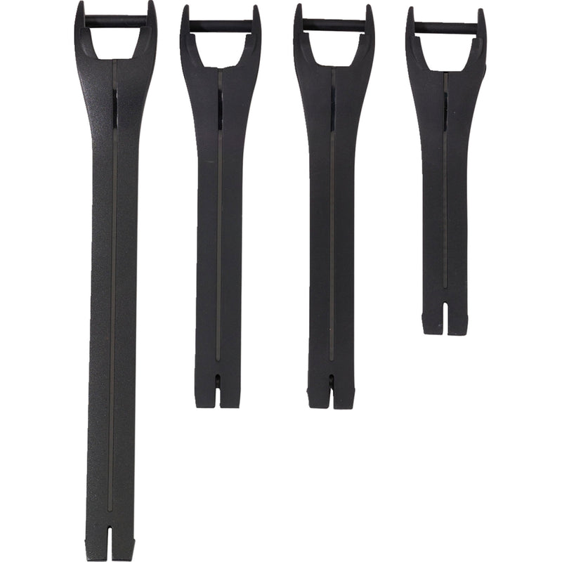 Moose Racing Qualifier Boot Strap Kit - Black - Size 7-9 3430-1011