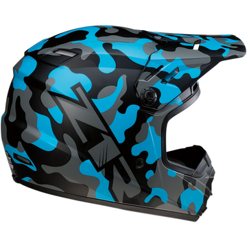 Z1R Youth Rise Helmet - Camo - Blue - Small 0111-1267