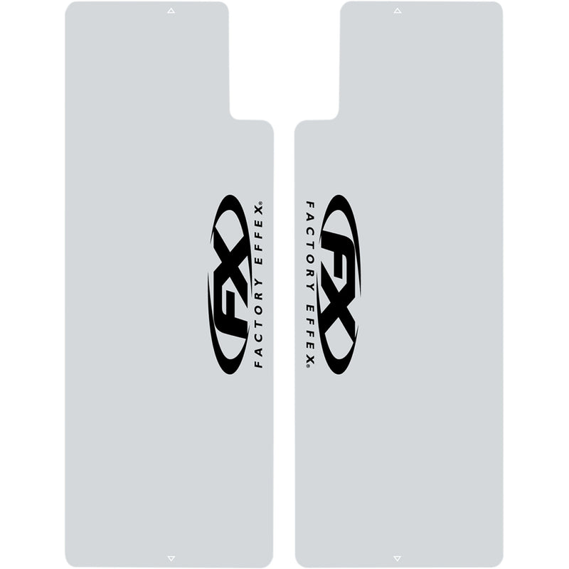 FACTORY EFFEX Fork Shield Decal - Upper - FX - Black 06-38008
