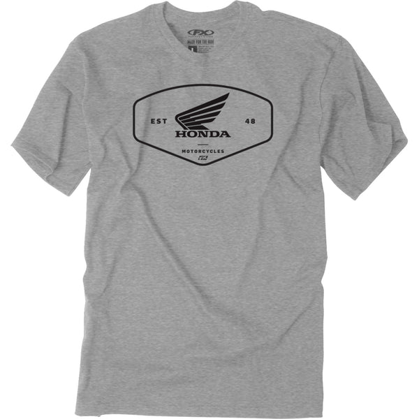 Factory Effex Honda Origin T-Shirt - Heather Gray - Large 28-87324