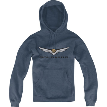 Honda Apparel Honda Goldwing Hoodie - Navy - 3XL NP21S-S1838-3X | Sweats Mens