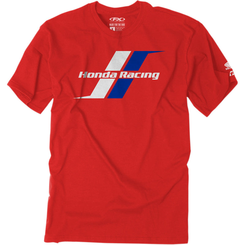 FACTORY EFFEX Honda Stripes T-Shirt - Red - Medium 22-87302