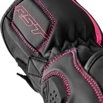 RST Women's S1 CE Leather Glove - Black/Pink - M