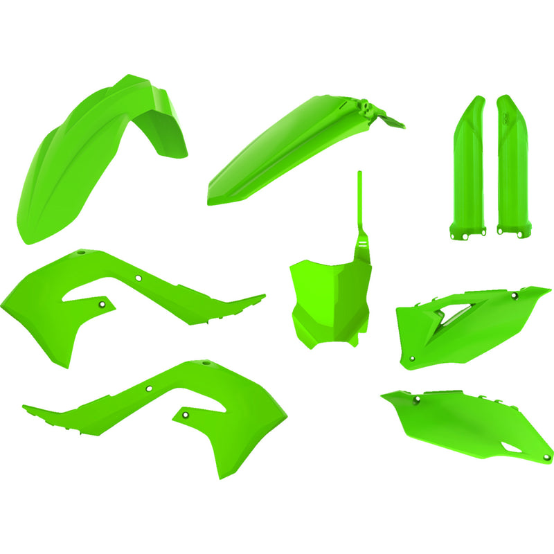 POLISPORT Body Kit - Complete - Lime Green - KX 450F 91025 by Polisport