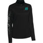 Moose Offroad Women's Flourish Script Quarter Zip Pullover - Black - Large 3051-1233 | Sweats Ladies