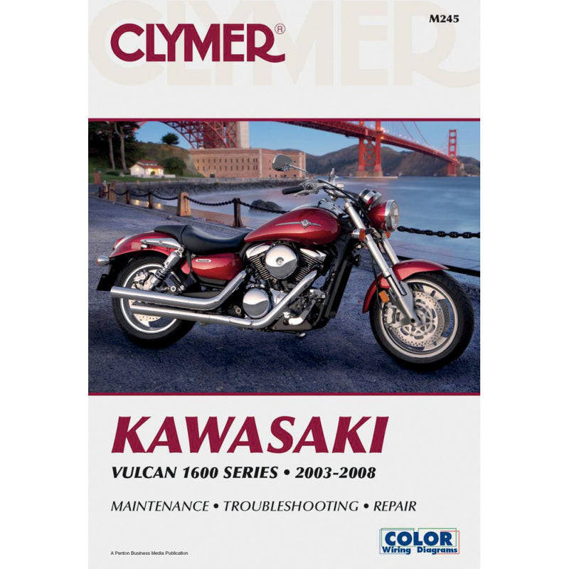 CLYMER Manual - Kawasaki - Vulcan 1600 '03-'08 CM245