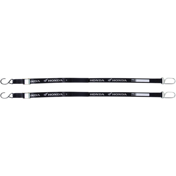 Factory Effex Tie-Downs - Black - Honda 22-45382