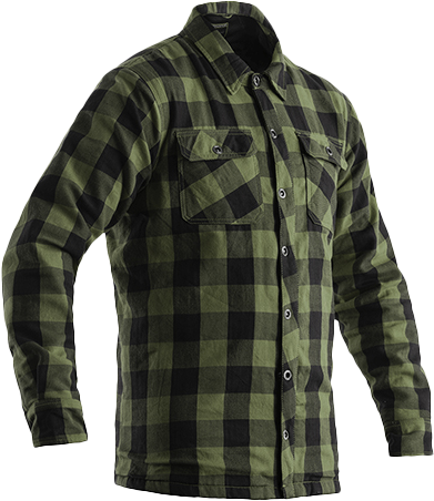 RST Lumberjack Textile Shirt - Green Check - XS