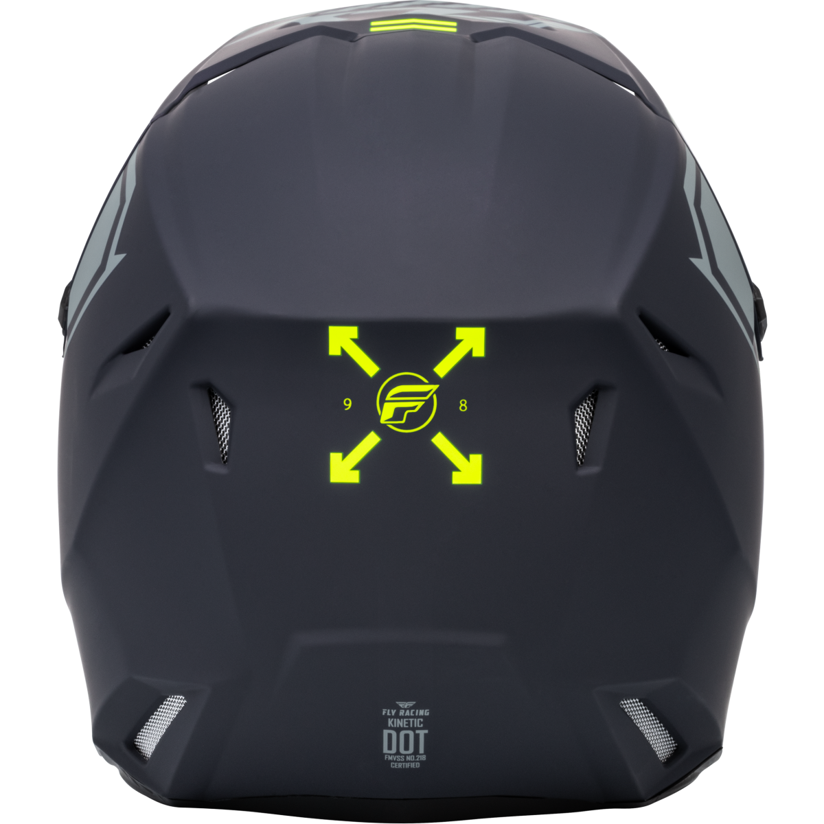 Fly Racing Menace Helmet Matte Grey/Hi-Vis SM